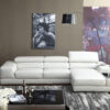Designers Furniture - Modern and Contemporary Furniture - Cleveland Ohio - White leather sectional