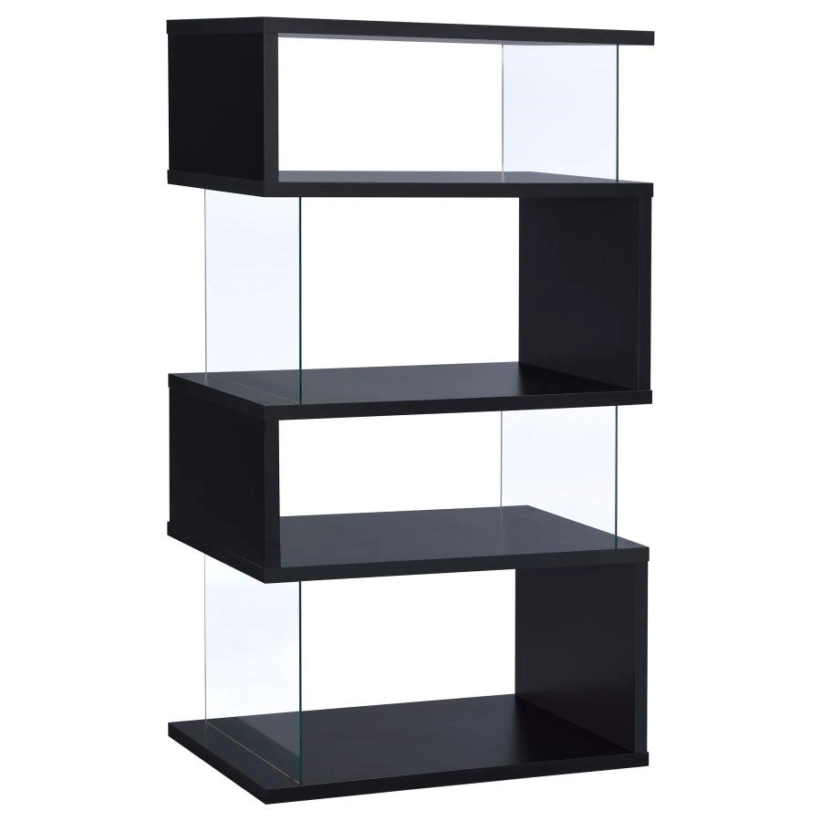 Black bookshelf deals