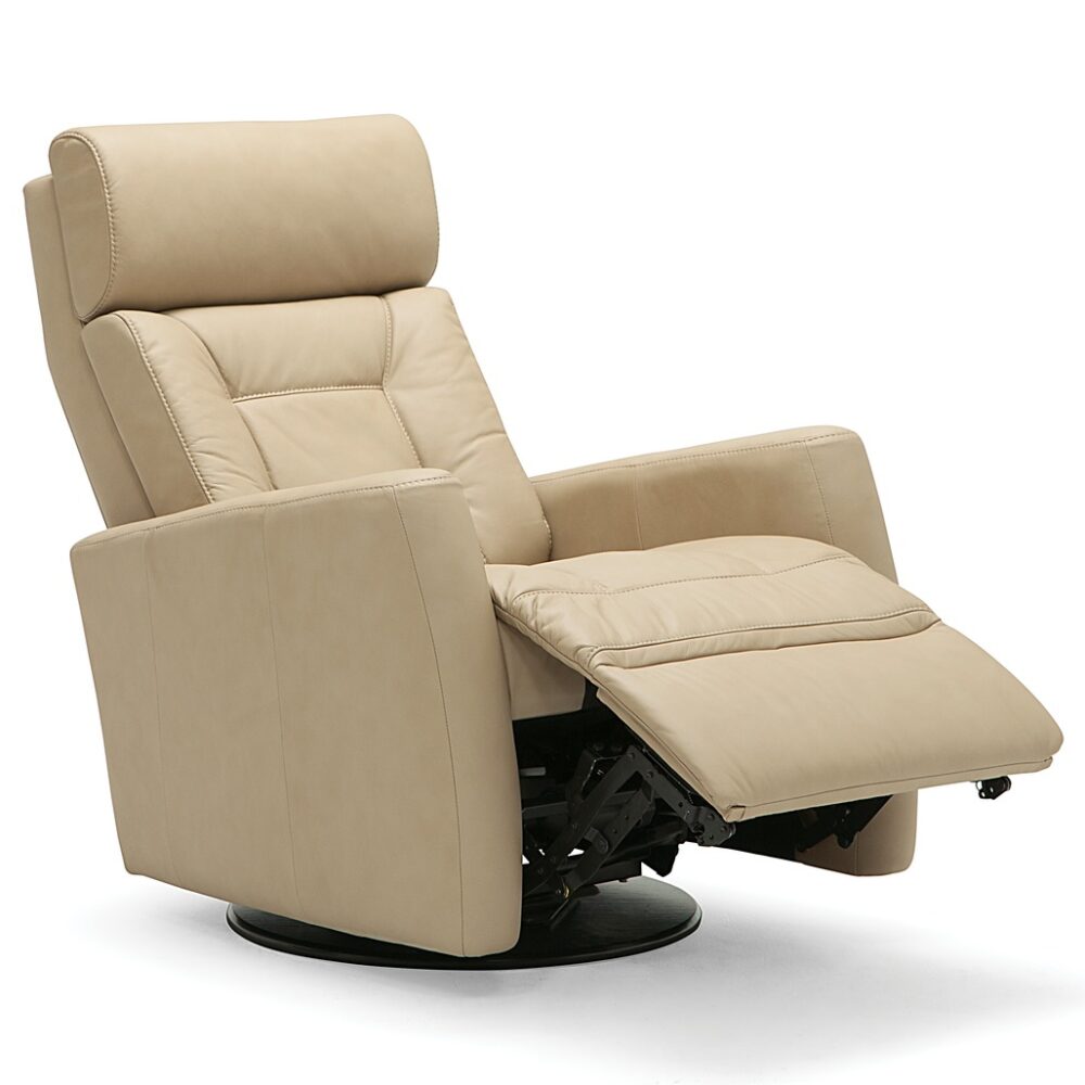 modern leather recliner