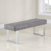 GENEVIEVE gray bench