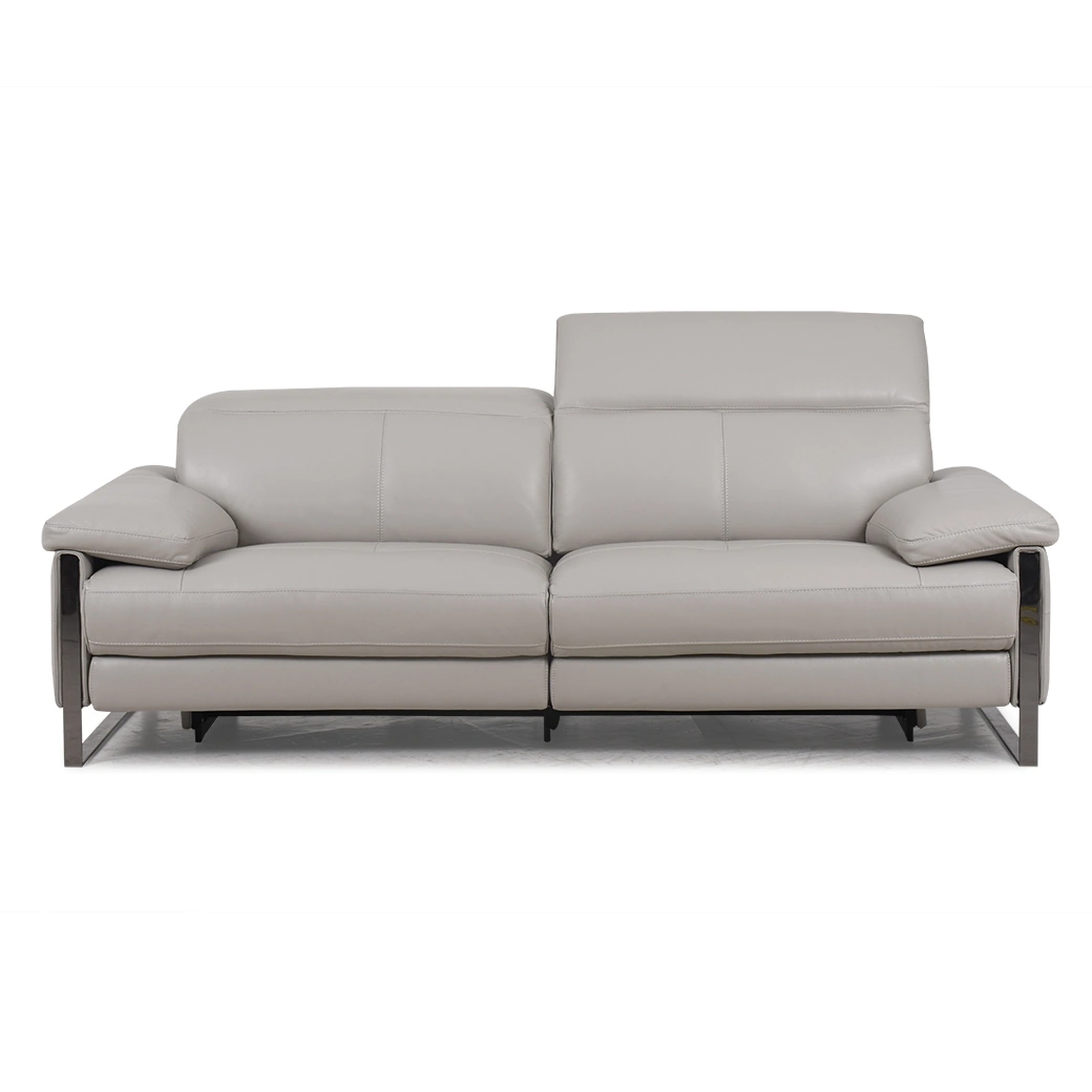 Contemporary Power Reclining Sofa With Adjule Headrest