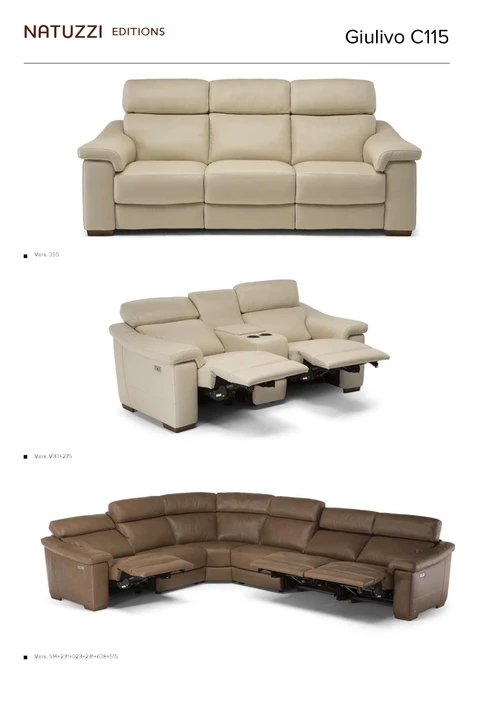 Natuzzi Giulivo Sectional