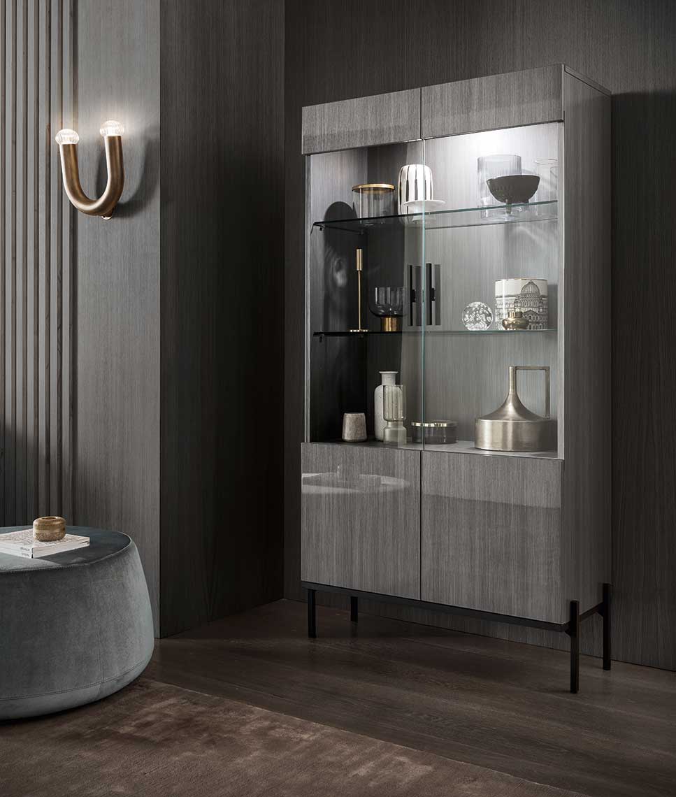 ALF Italia Novecento 2 Door Display Cabinet