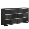 dwell black modern dresser