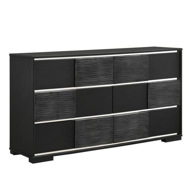 dwell black modern dresser