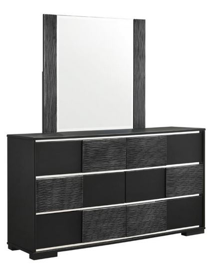 Dwell Black Modern Dresser, Small Modern Dresser Black