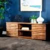 Natural Wood TV Console