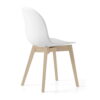 Connubia Academy Chair - 4 Leg Solid Wood Base