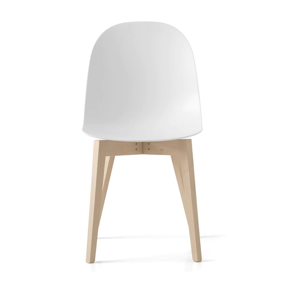 Connubia Academy Chair - 4 Leg Solid Wood Base