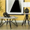 Pelle Round End Table