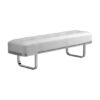 Upholstered Off White Bench