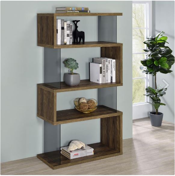 Modern Zigzag Bookcase