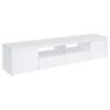 Modern White TV Console