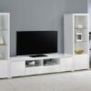 Modern White TV Console