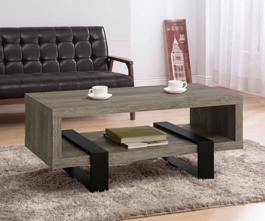 Dina Coffee Table in Grey Driftwood