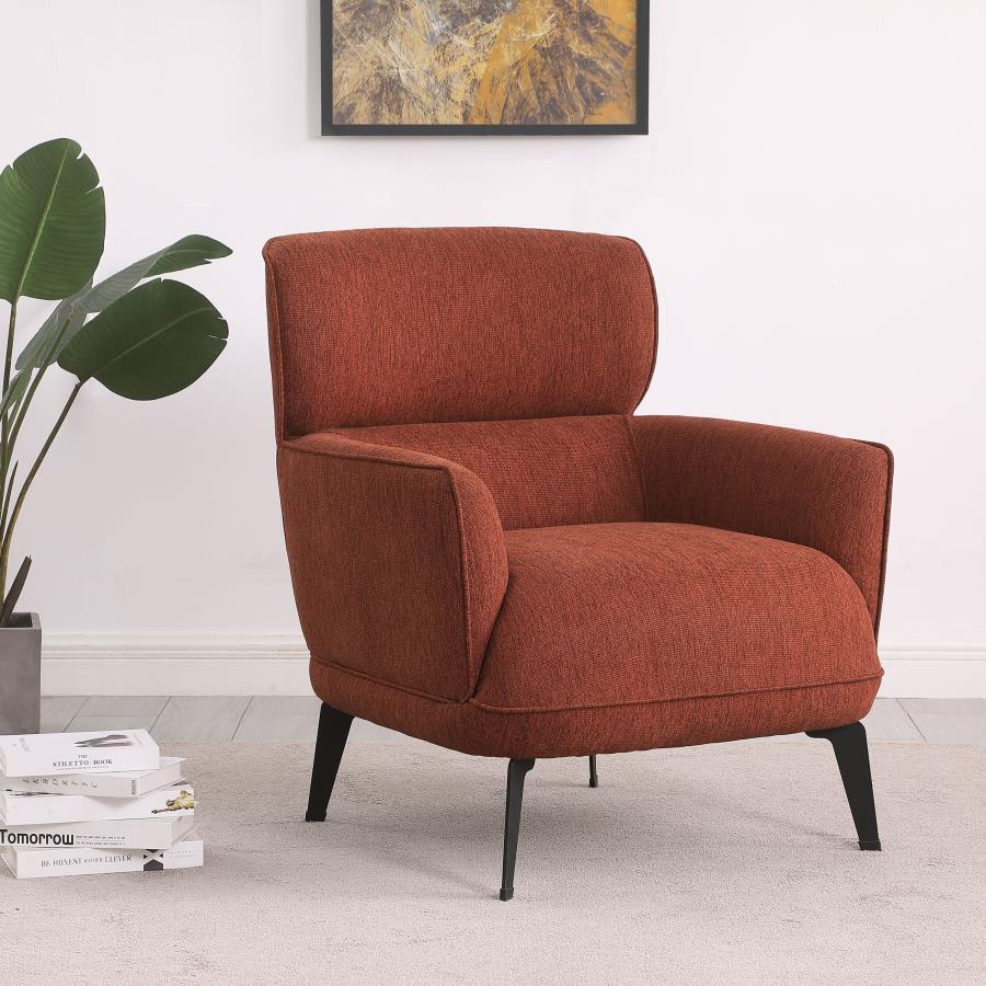 Sunset Orange Accent Chair
