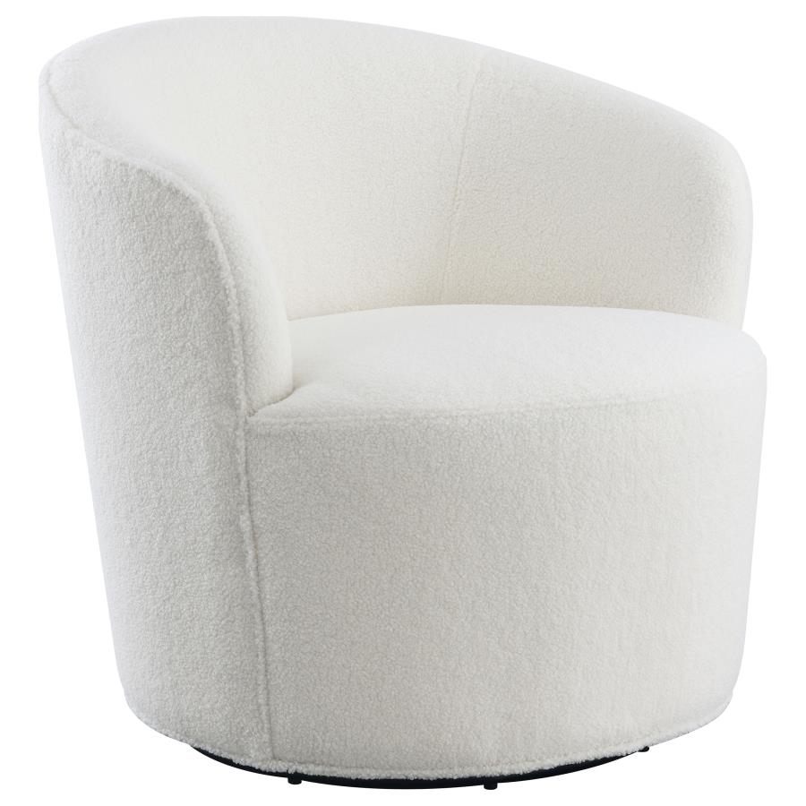 Pandora White Accent Chair