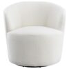 Pandora White Accent Chair