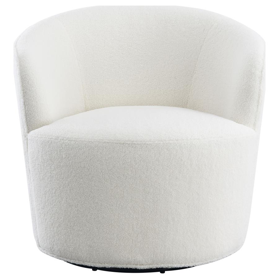Pandora White Accent Chair