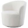 Pandora White Accent Chair