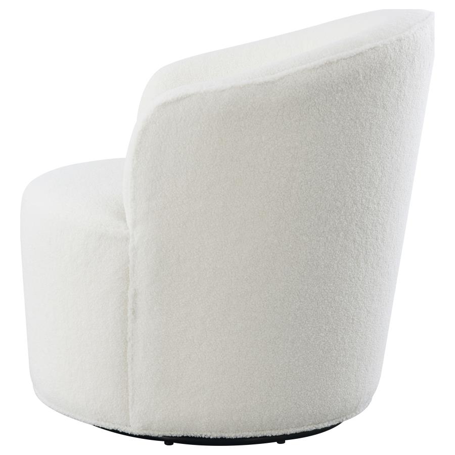 Pandora White Accent Chair