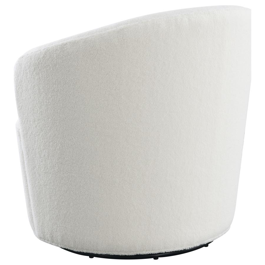 Pandora White Accent Chair