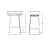 Amisco Nathan Counter Stool