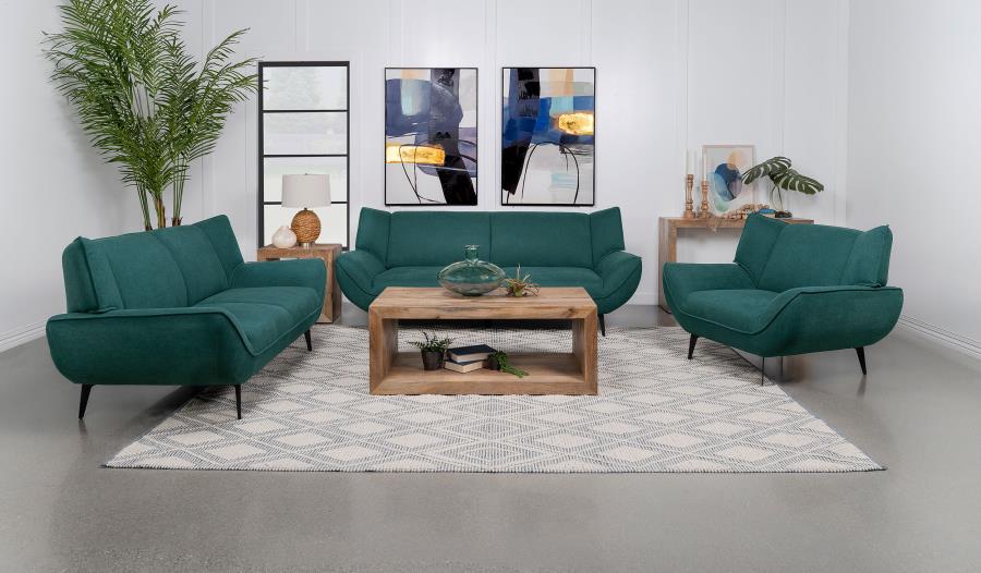 Artur Two-seater Loveseat Teal Blue
