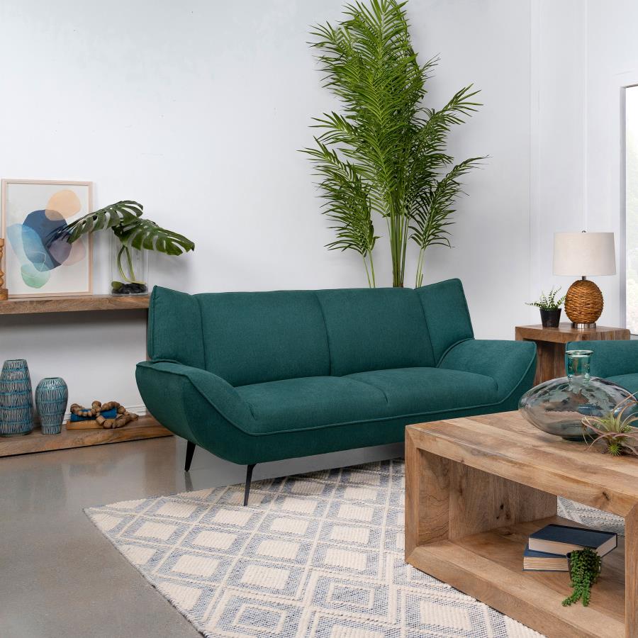Artur Two-seater Loveseat Teal Blue