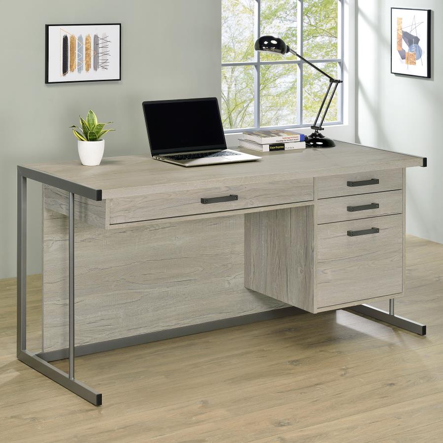 Stellar 4-drawer Computer Desk