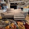 Clayton Reclining Sofa Light Grey