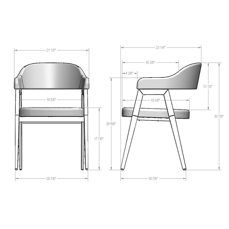 Amisco Carmen Chair