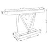 Geometric Sofa Table
