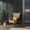 Franky Accent Chair Saddle