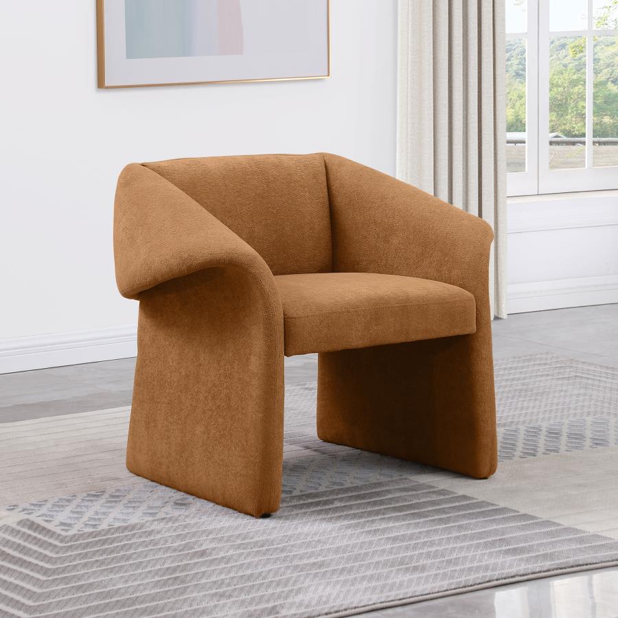 Clara Modern Armchair Honey