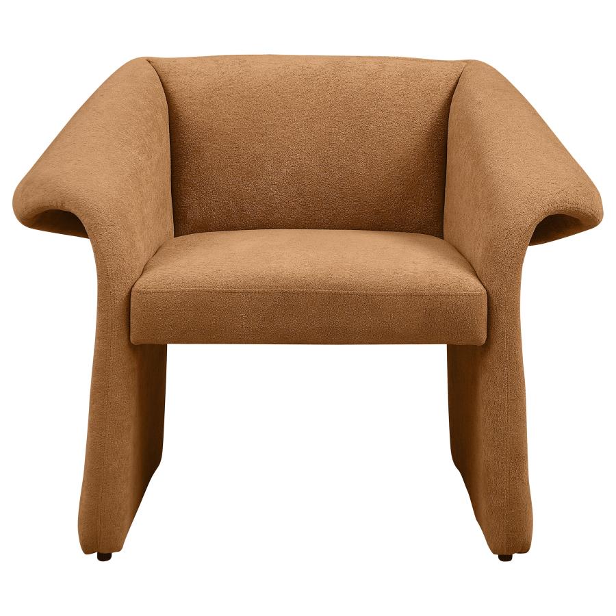 Clara Modern Armchair Honey