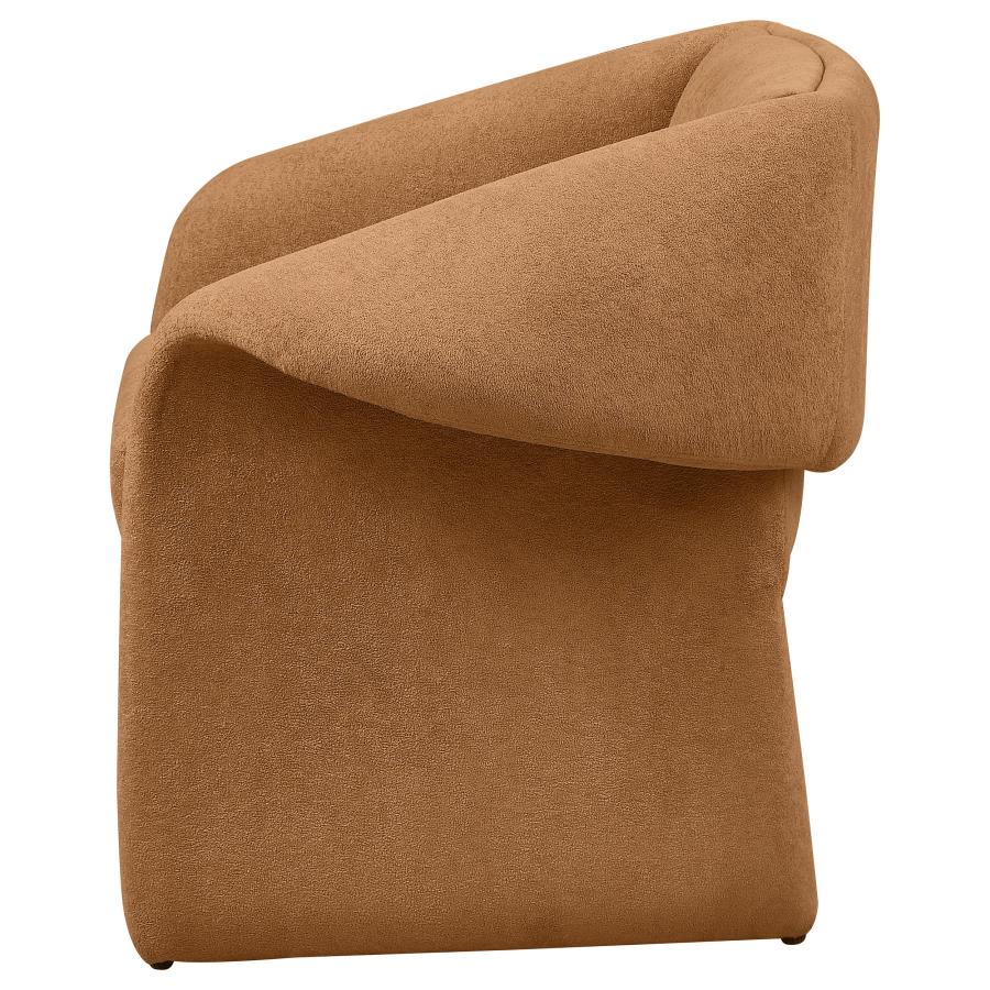 Clara Modern Armchair Honey