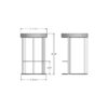 Allegro Counter Stool by Amisco