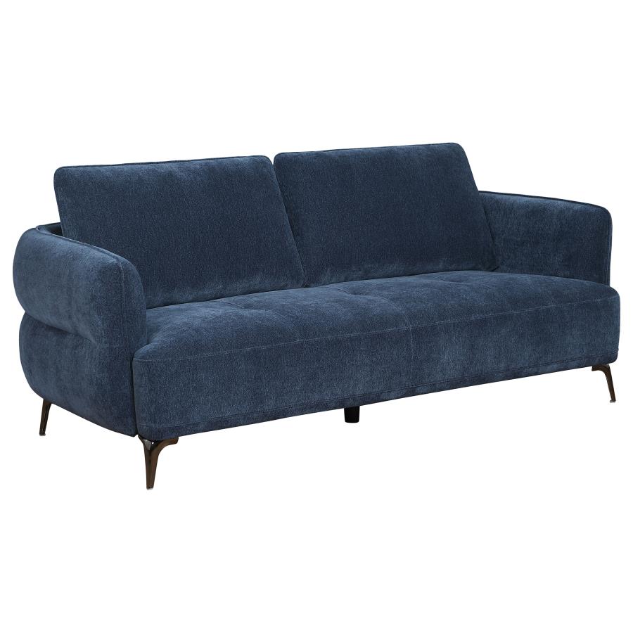 Celeste Curve Blue Sofa