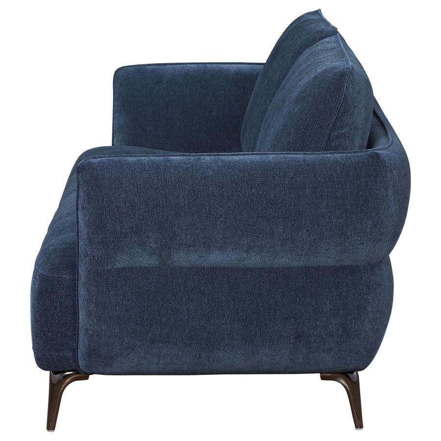 Celeste Curve Blue Sofa