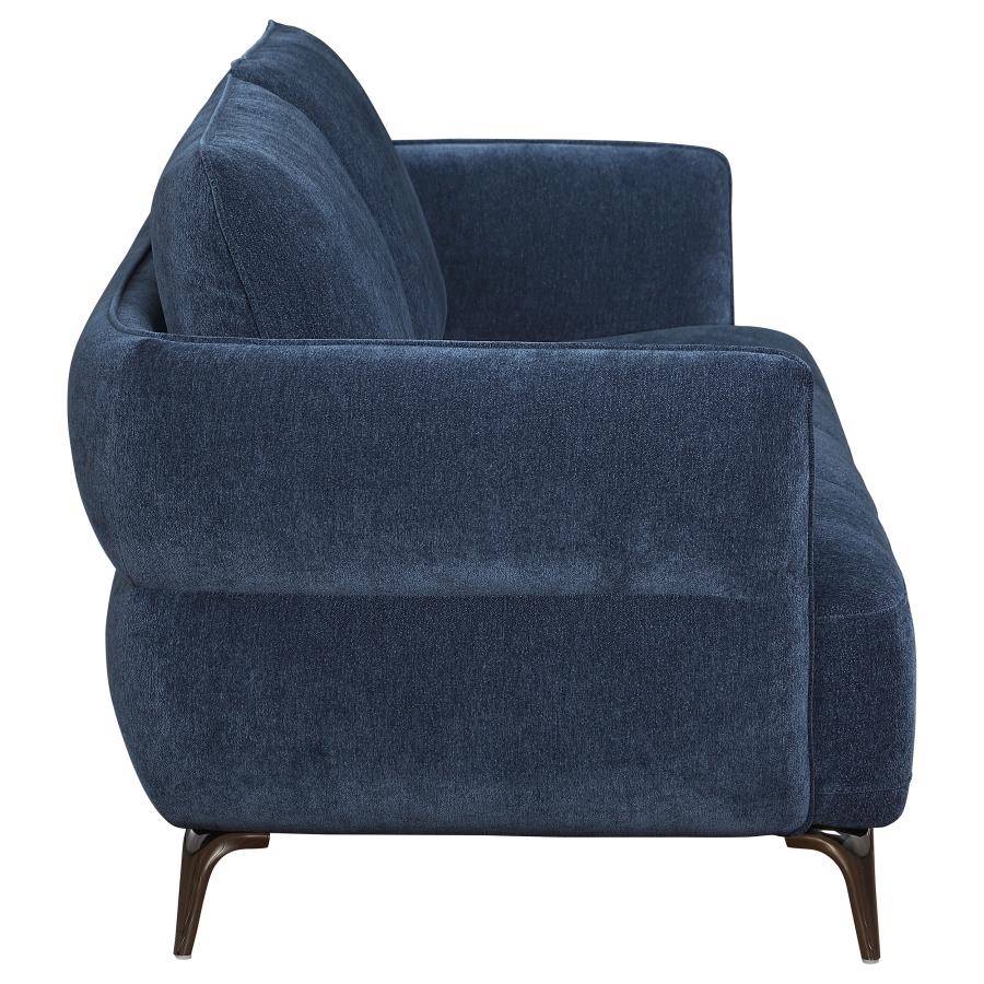 Celeste Curve Blue Sofa