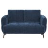 Celeste Curve Blue Loveseat