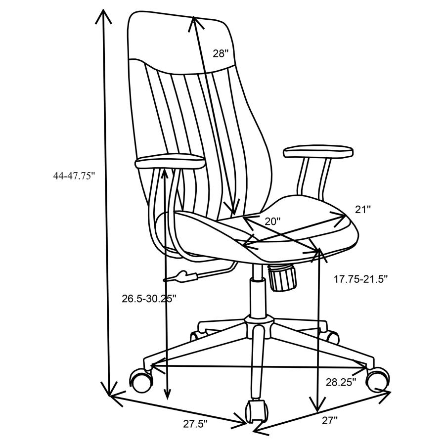 Modern Faux Leather Office Chair