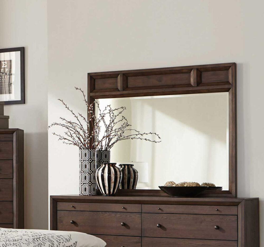 Chandra 6-Drawer Rectangular Dresser Brown