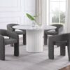 Arco Bouclé Dining Chair
