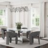 Arco Bouclé Dining Chair