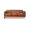 Maui Sofa Nutmeg Top Grain