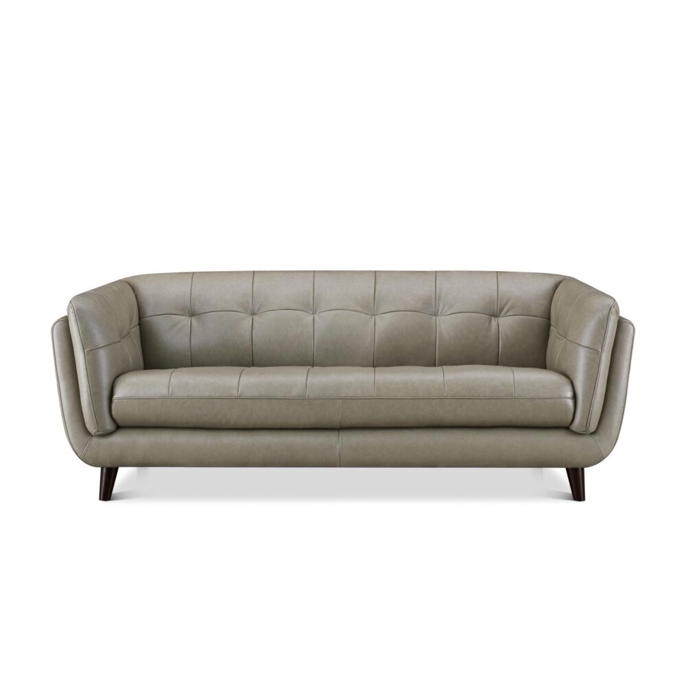 Solana Sofa in Cinnamon Brown Leather