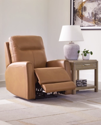 Triple Power Leather Recliner