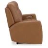 Triple Power Leather Reclining Sofa